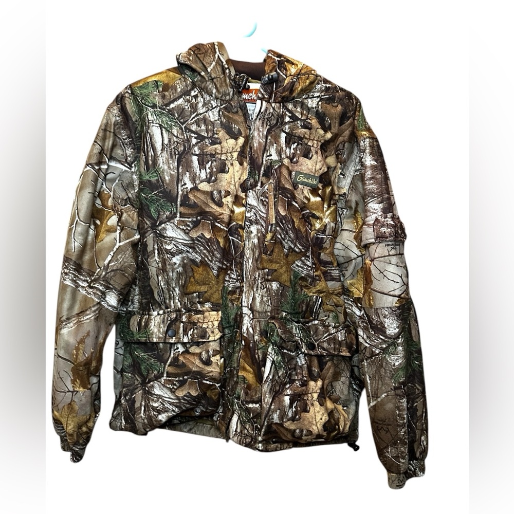 Gamehide Hunting Jacket Adult Medium Brown Lined Mossy Oak Hushhide